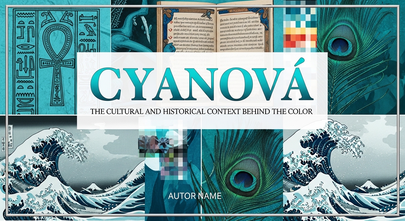 Cyanová: The Cultural and Historical Context Behind the Color